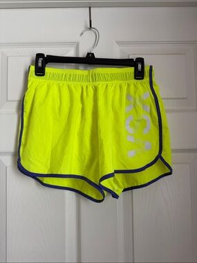 Neon Yellow Women's Athletic Shorts